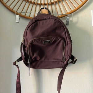 Kate spade small nylon backpack deep purple